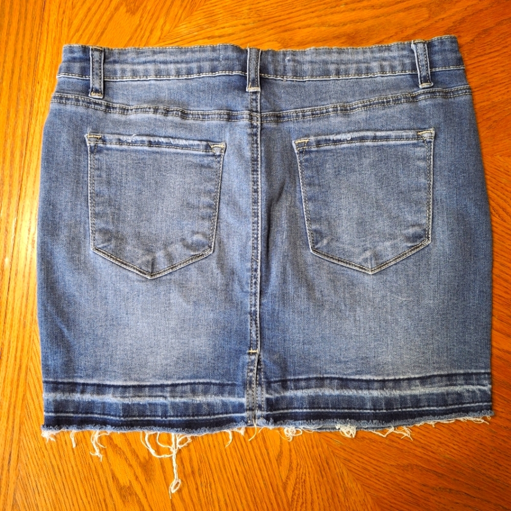 KanCan Blue Mini Pencil Skirt Casual